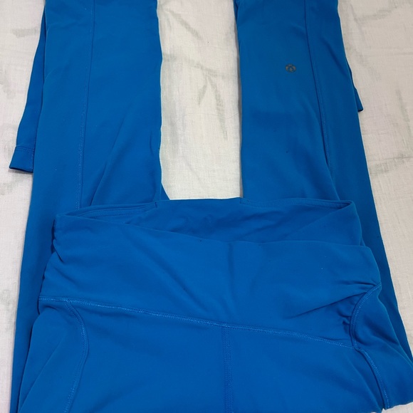 Blue Lululemon Full Length Size 4 Leggings - Picture 3 of 6